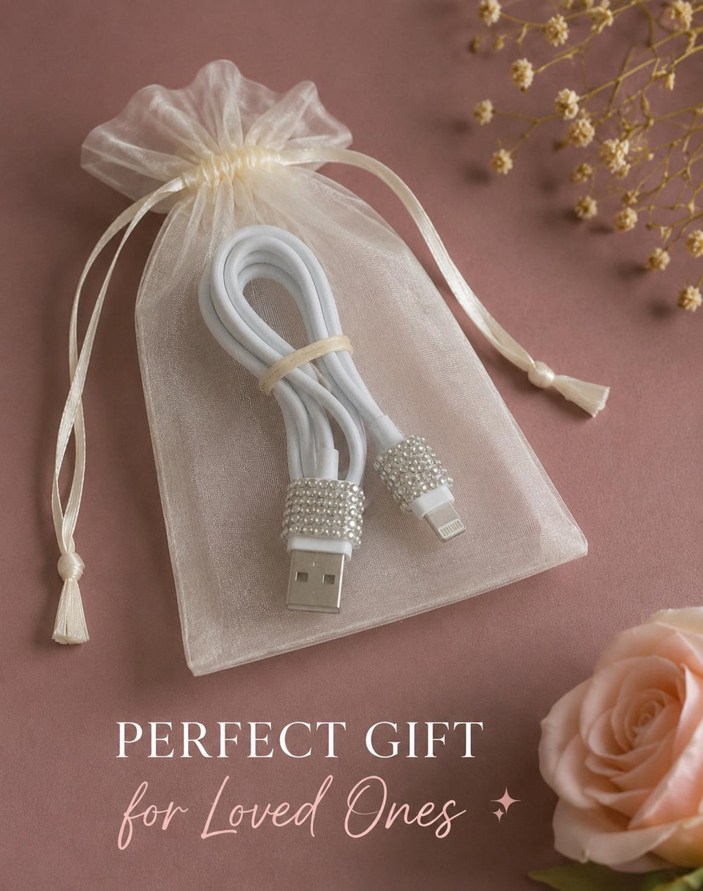 luxury glam accessory LIGHTNING cable