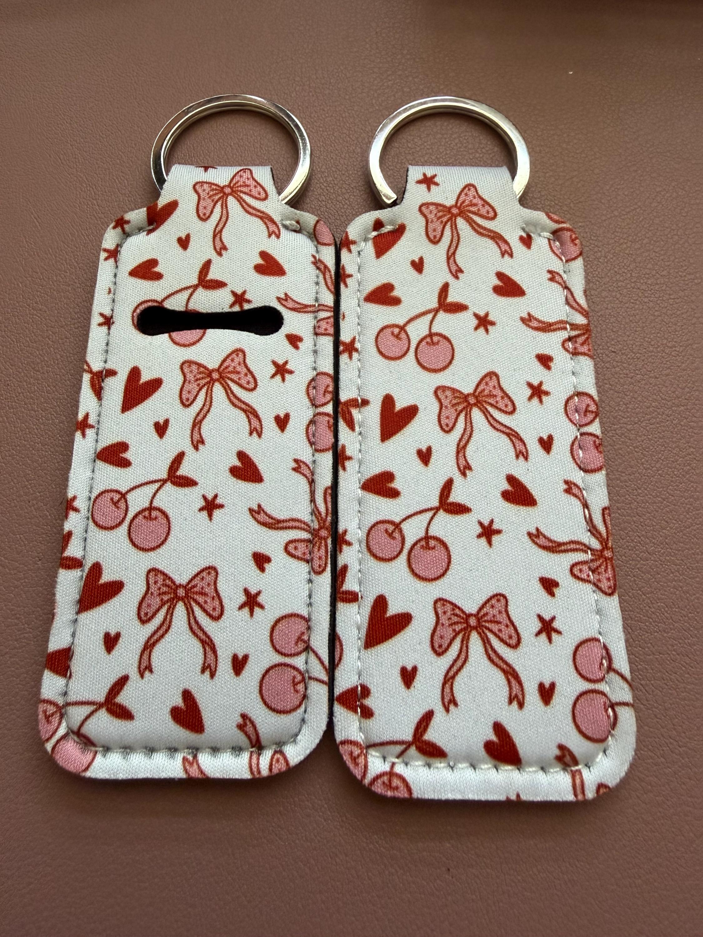 Lipstick Holder Keychains – 10 Unique Designs Available!