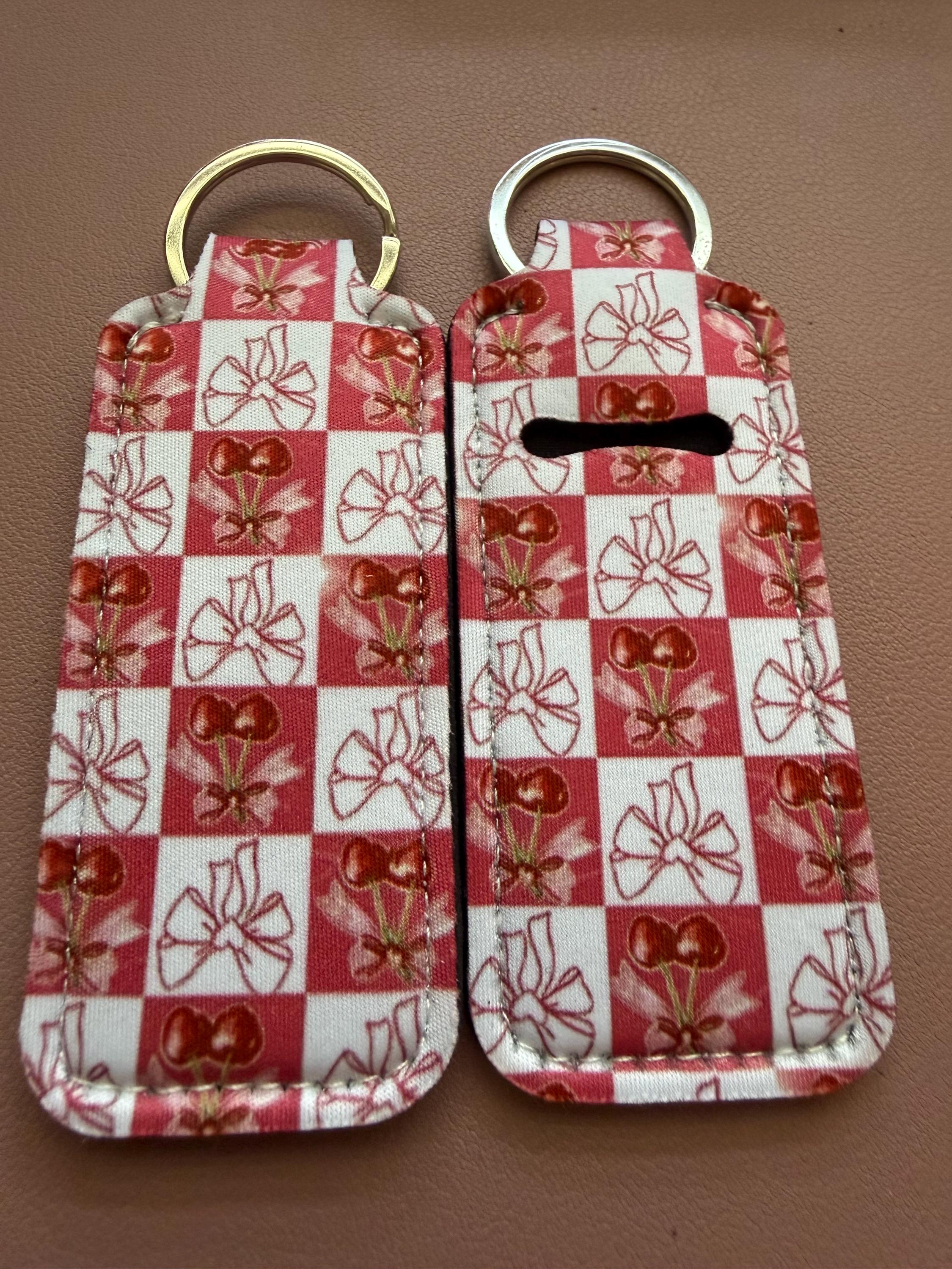Lipstick Holder Keychains – 10 Unique Designs Available!