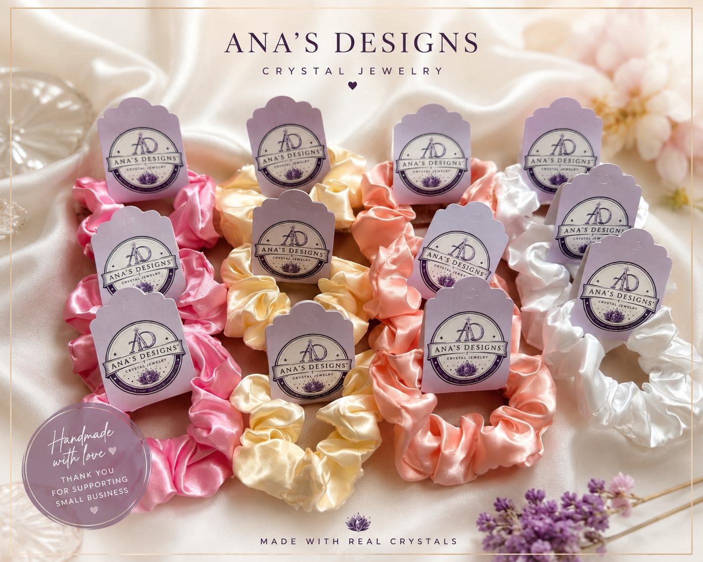Satin Scrunchies – Gentle Hair Tie, Elegant Style, Soft Finish