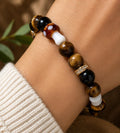 Woodland Luxe | Tiger Eye Mushroom Bracelet