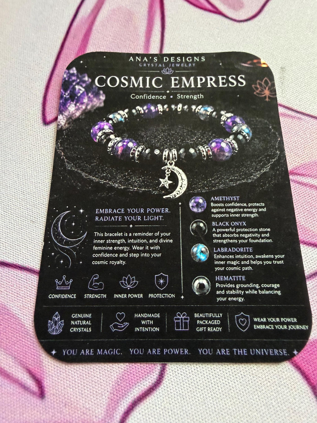 Cosmic Empress Crystal Bracelet