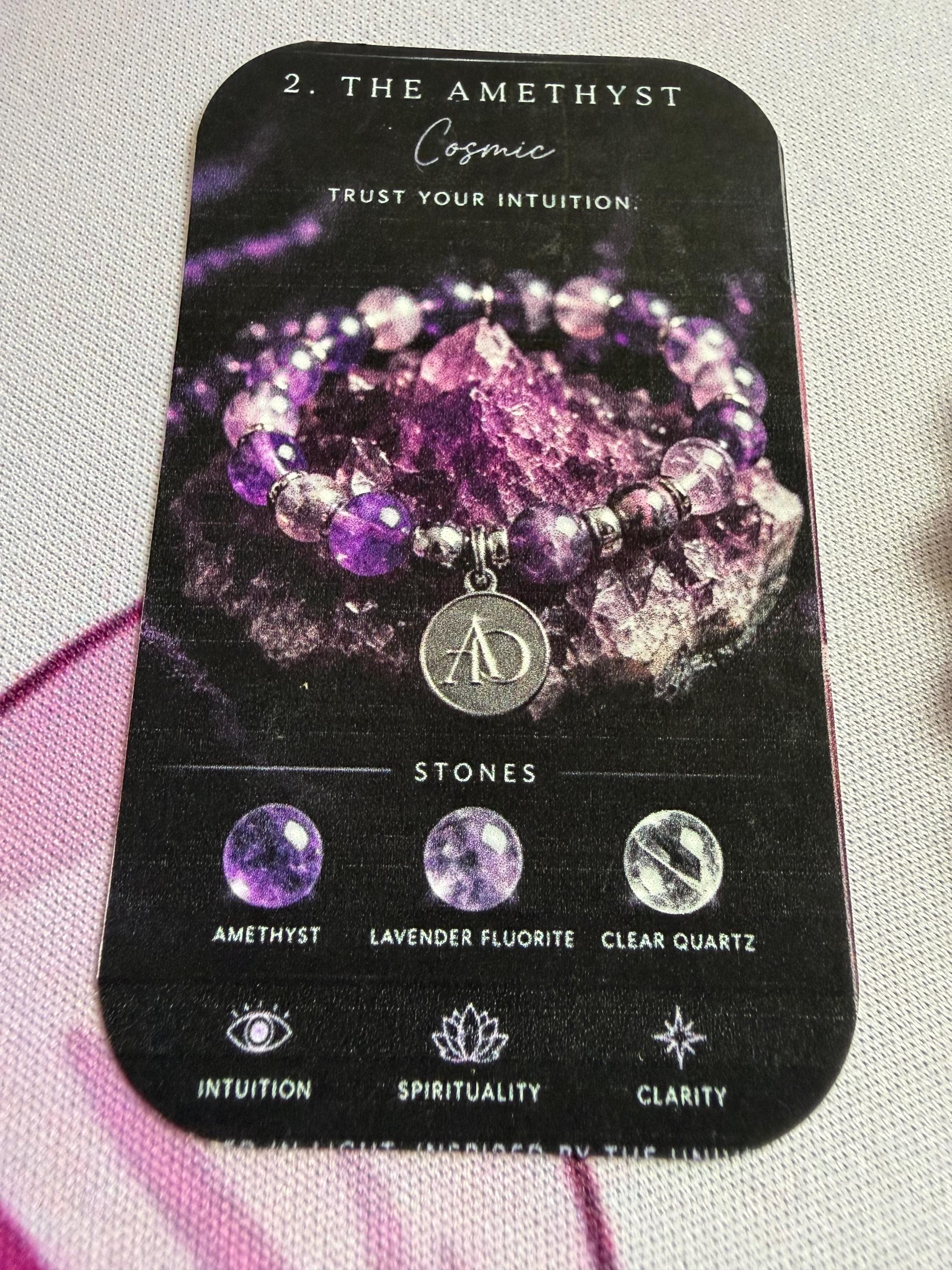 The Amethyst – Cosmic Crystal Bracelet