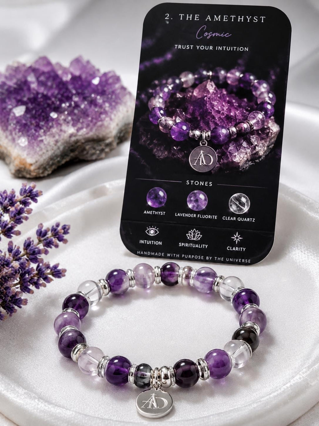 The Amethyst – Cosmic Crystal Bracelet