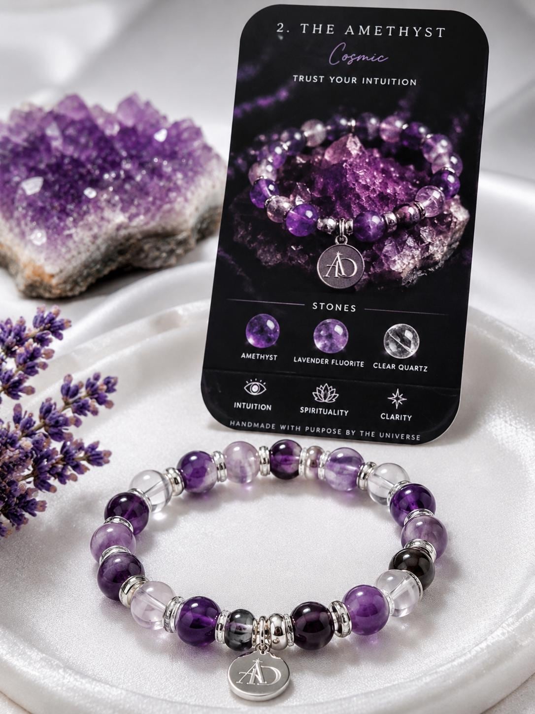 The Amethyst – Cosmic Crystal Bracelet