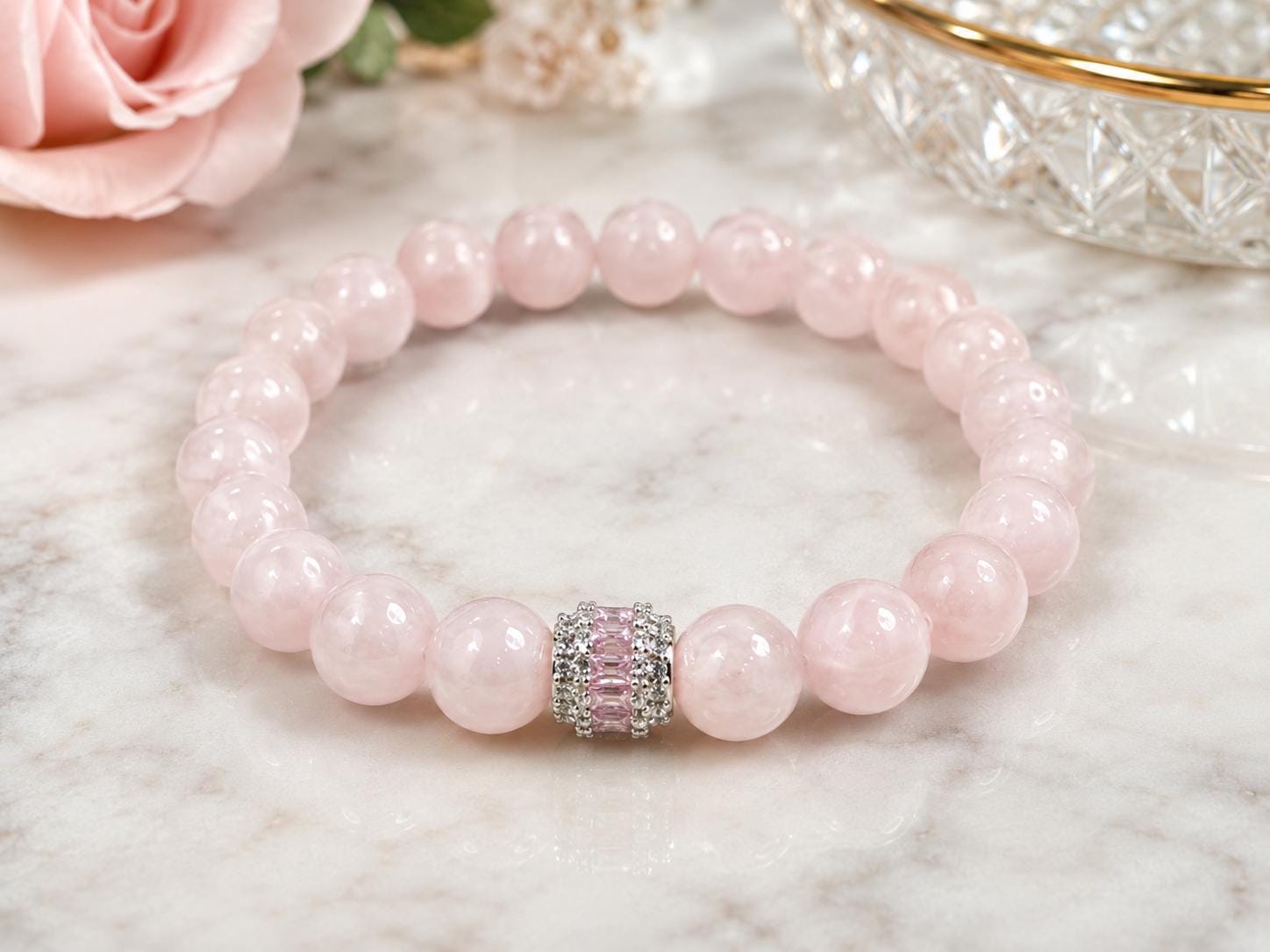 Rose Quartz is known as the Stone of Unconditional Love