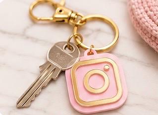 NFC Instagram Keychain