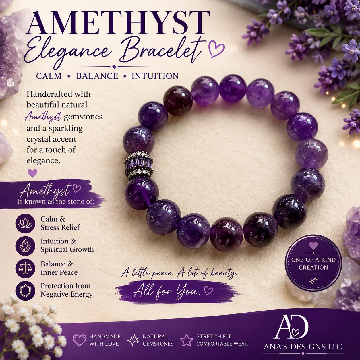 AMETHYST SERENITY BRACELET
