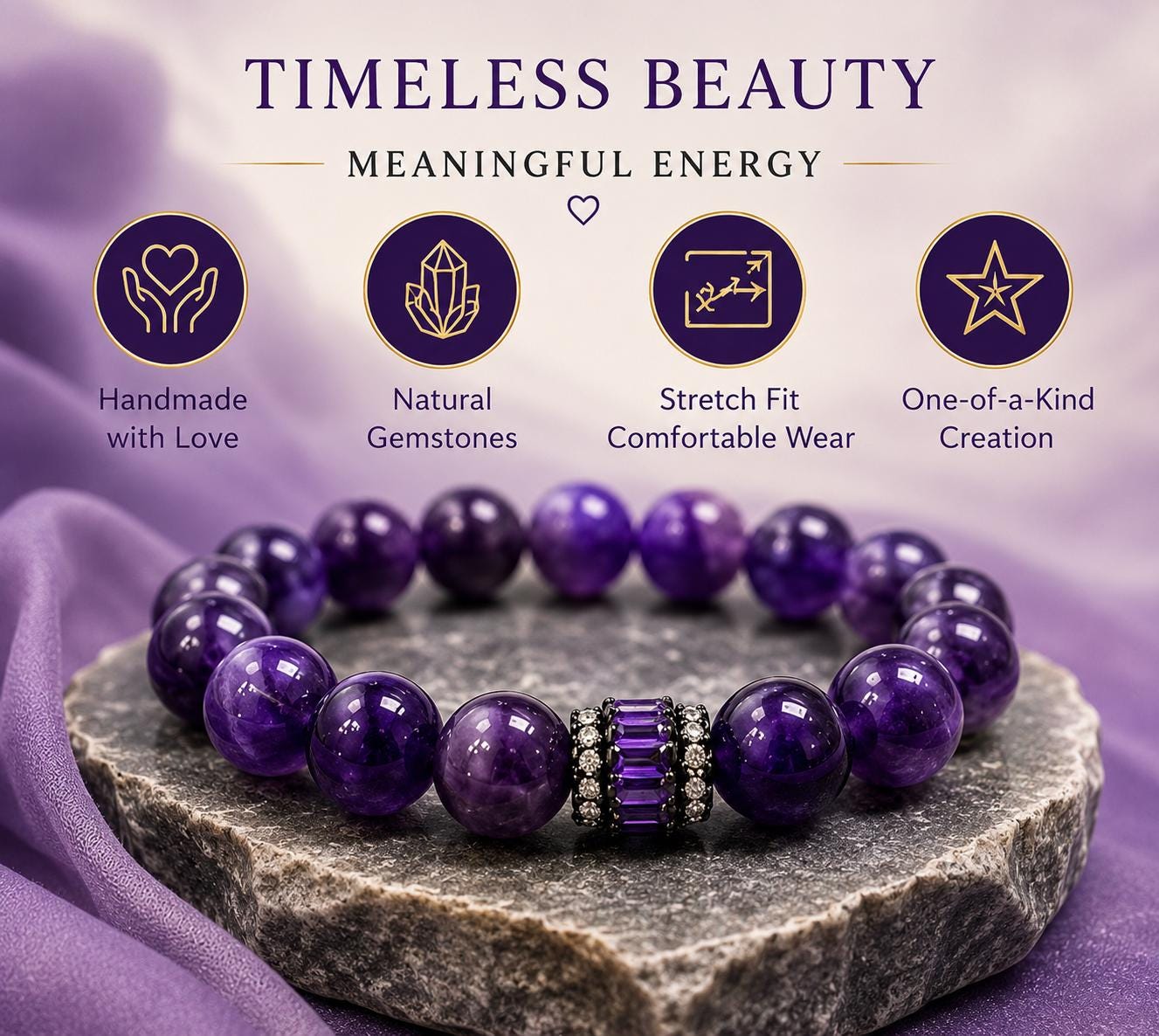 AMETHYST SERENITY BRACELET