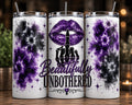 Gothic Skeleton Tumbler | Manifest Dreams, Kindness Free | Sublimation Print