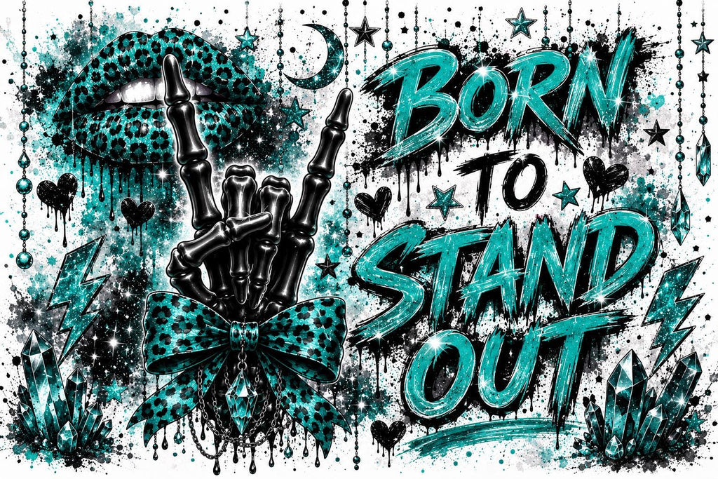 Gothic Skeleton Tumbler | Manifest Dreams, Kindness Free | Sublimation Print