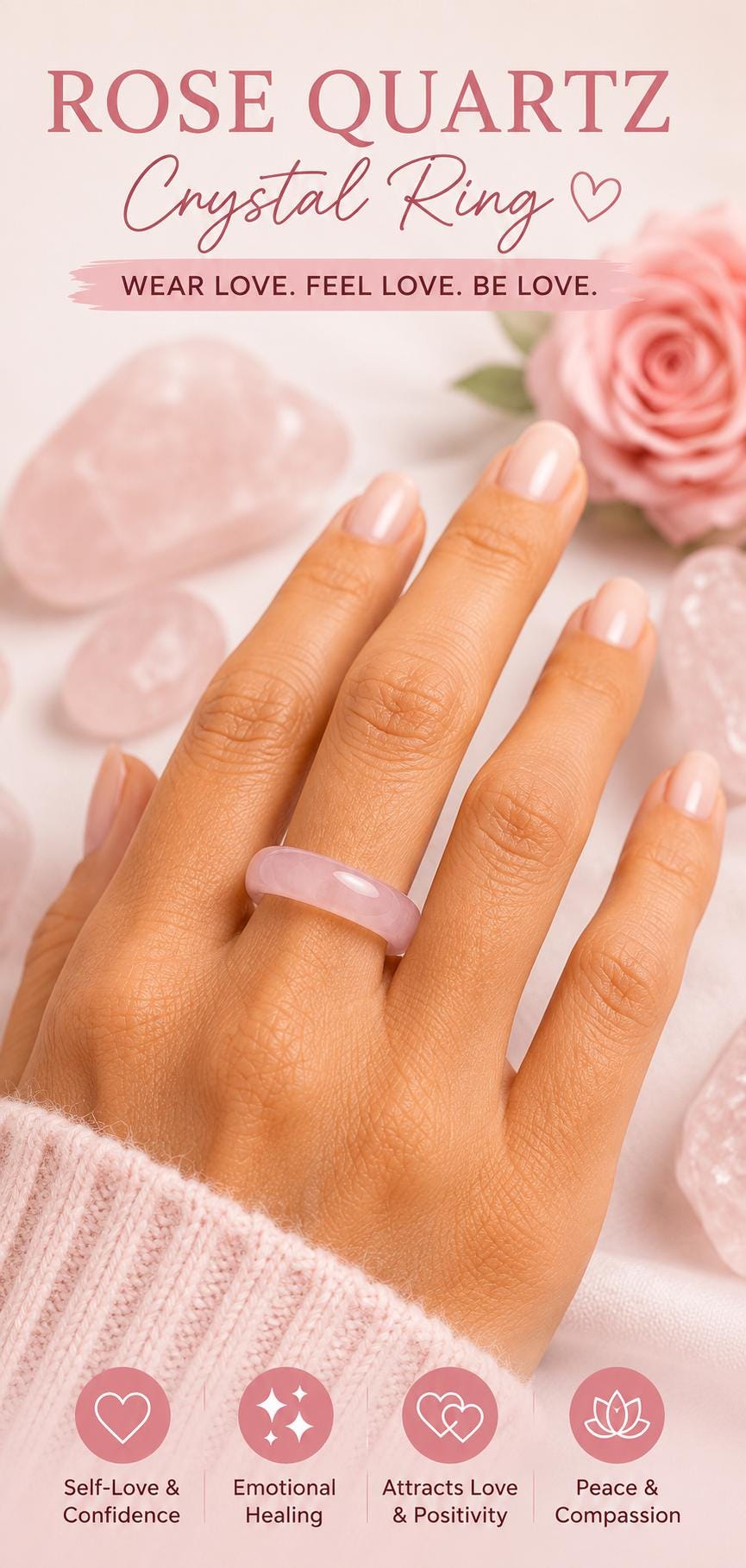 Crystal Ring Collection – Natural Gemstone Rings