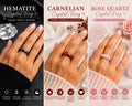Crystal Ring Collection – Natural Gemstone Rings