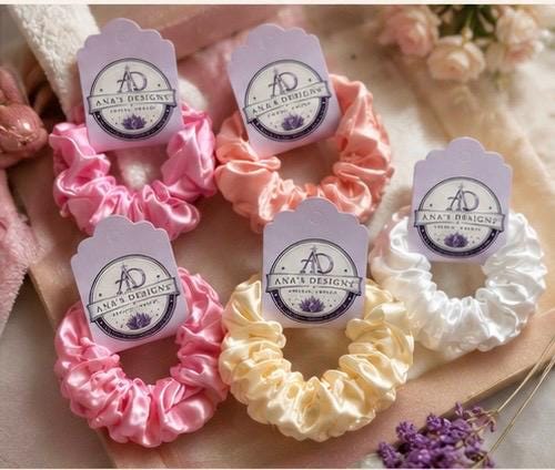 Satin Scrunchies – Gentle Hair Tie, Elegant Style, Soft Finish