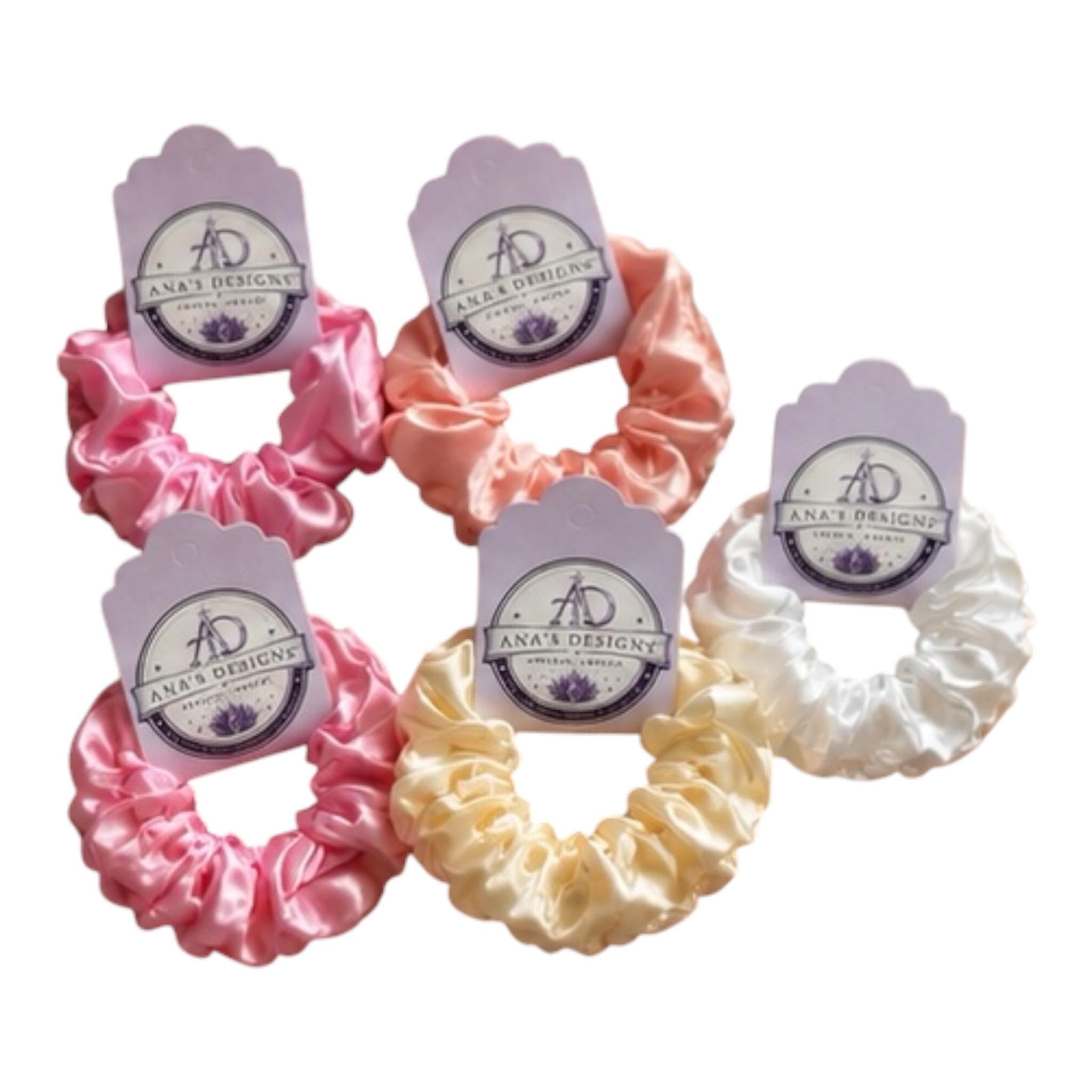 Satin Scrunchies – Gentle Hair Tie, Elegant Style, Soft Finish