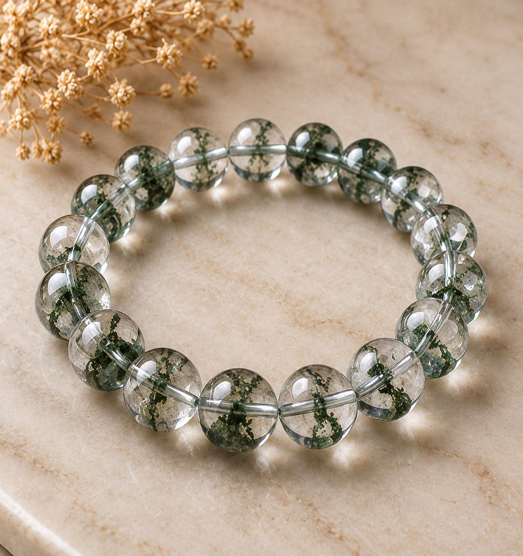 Phantom Veil 8mm Green Phantom Quartz Bracelet