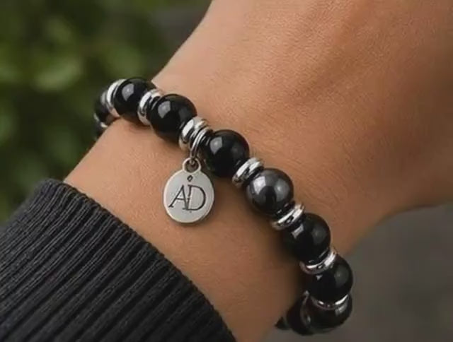 Shadow Shield Bracelet Hematite • Black Onyx • Black Tourmaline