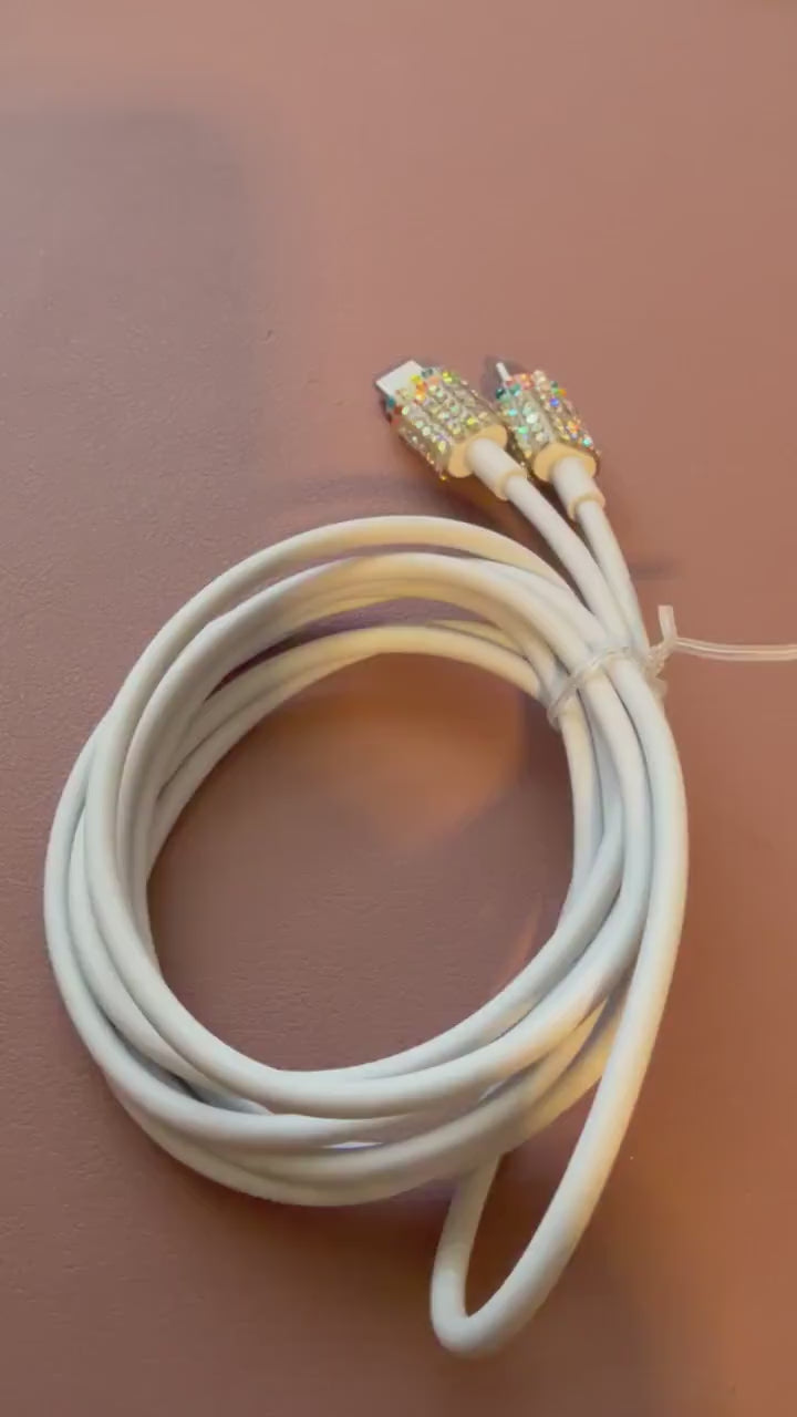 Luxury Bling USB-C Charger Set